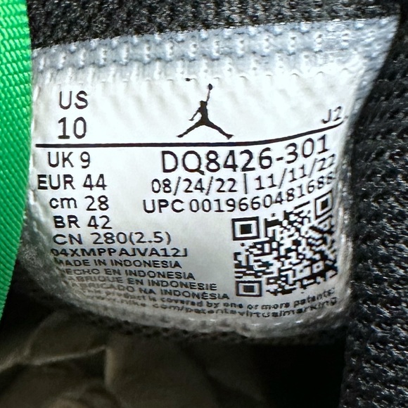 Nike Air Jordan 1 Mid Lucky Green DQ8426-301 10 Pine Toe Celtics - Picture 8 of 10